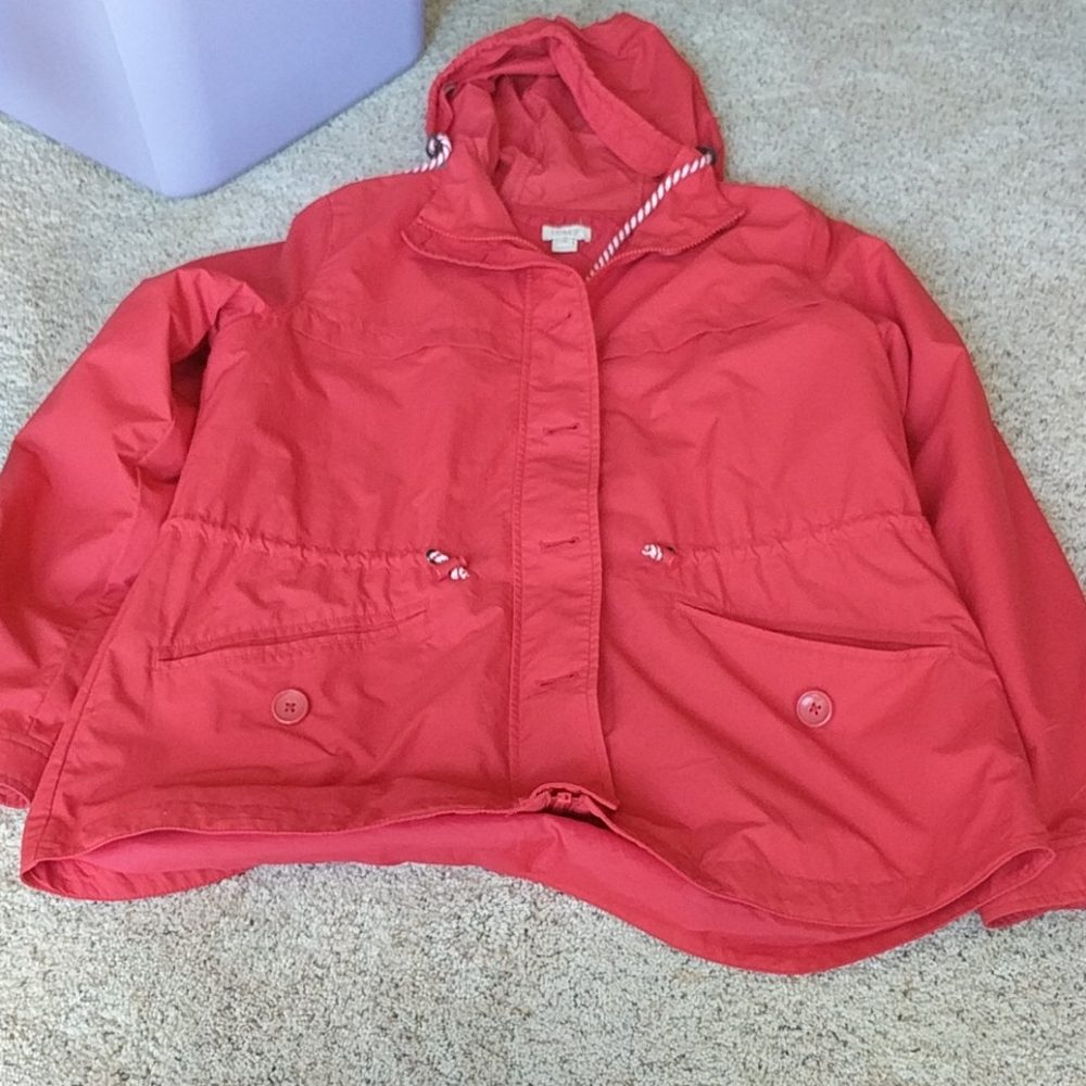 Red Rain Jacket